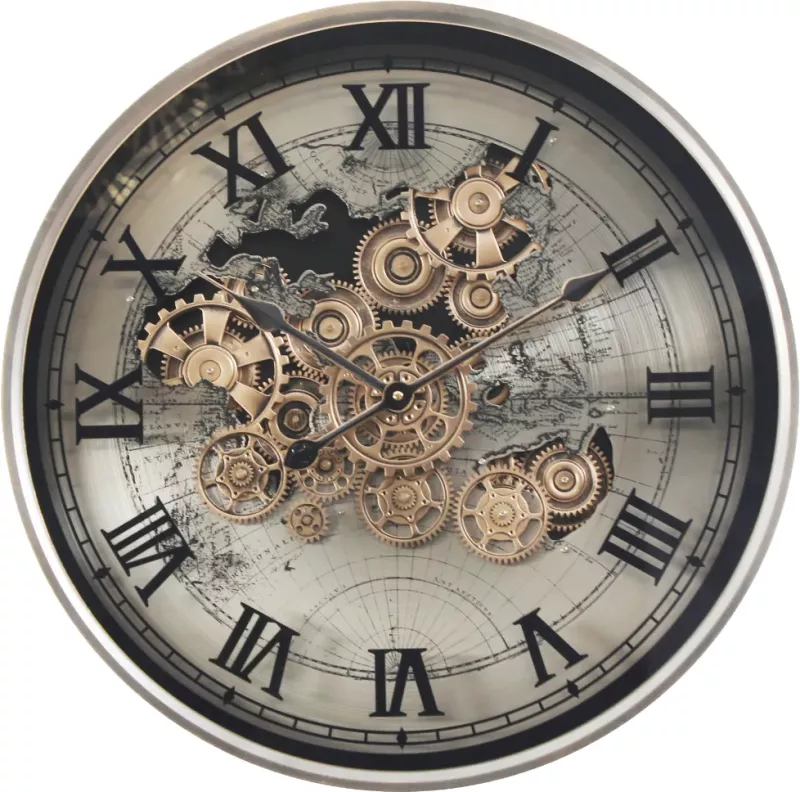 Klokke Vegg Motion Gear Clock