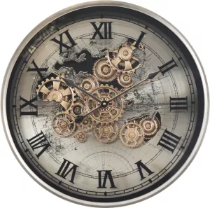 Klokke Vegg Motion Gear Clock