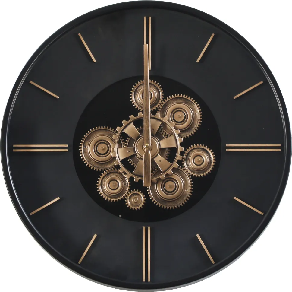 Klokke Vegg Motion Gear Clock