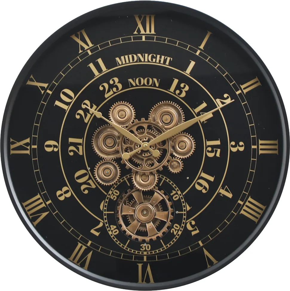 Klokke Vegg Motion Gear Clock