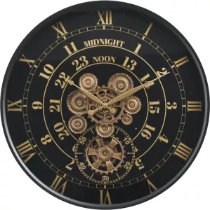 Klokke Vegg Motion Gear Clock