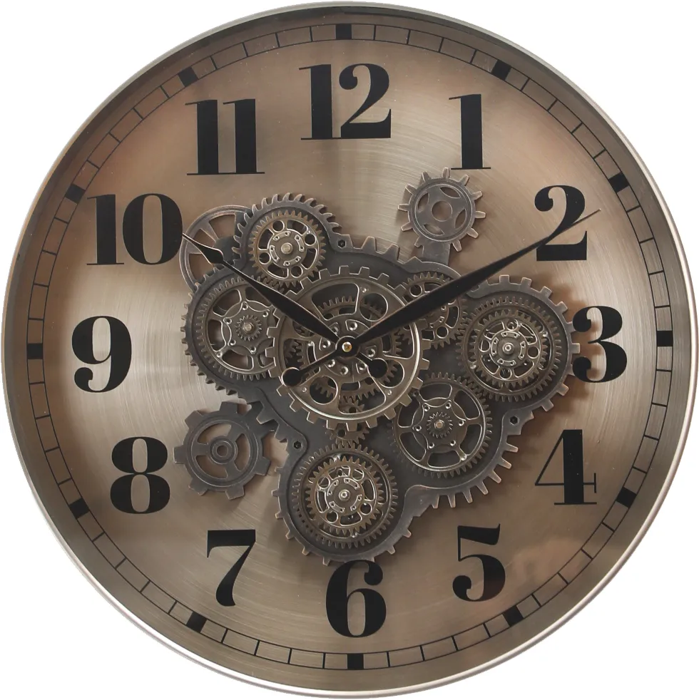 Klokke Vegg Motion Gear Clock