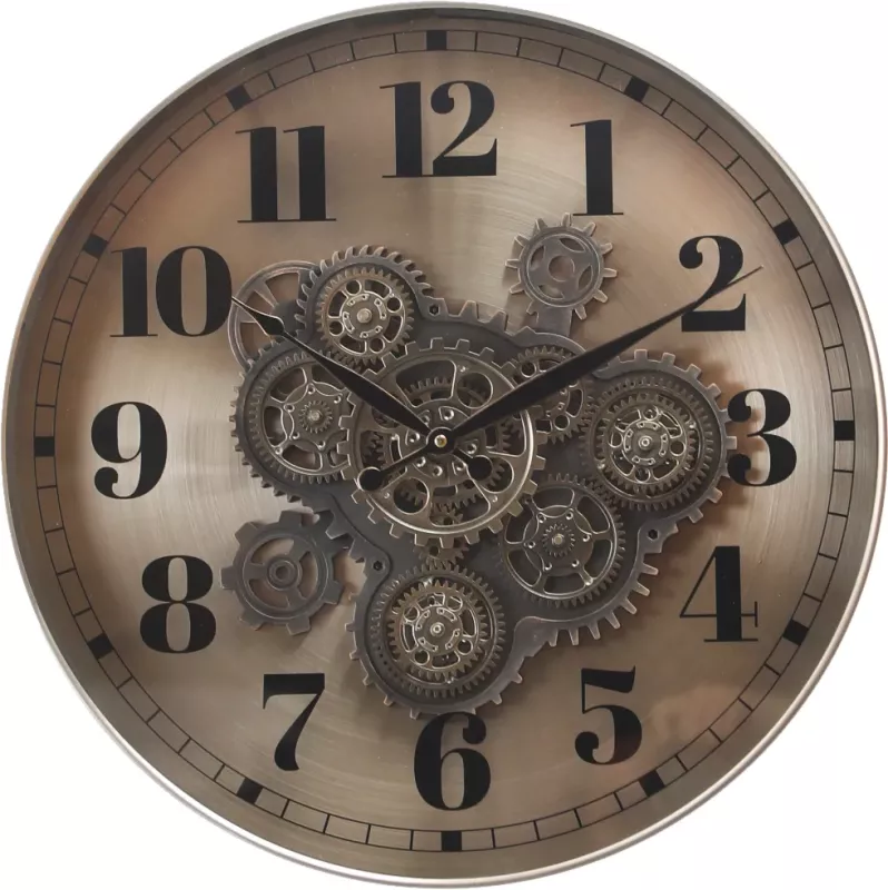 Klokke Vegg Motion Gear Clock