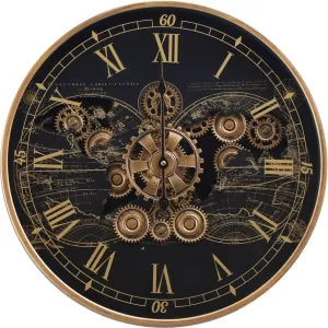 Klokke Vegg Motion Gear Clock