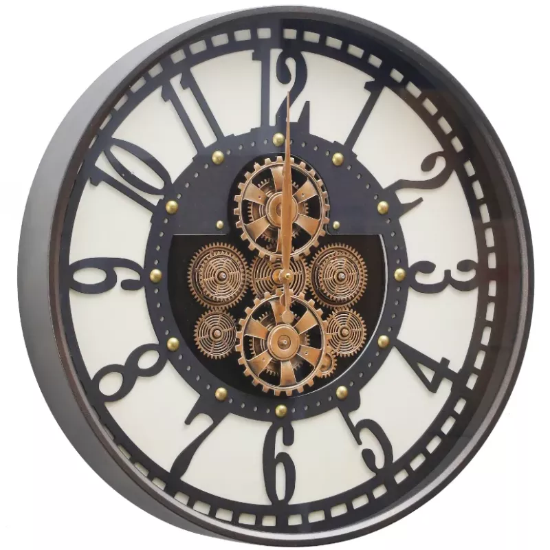 Klokke Vegg Motion Gear Clock