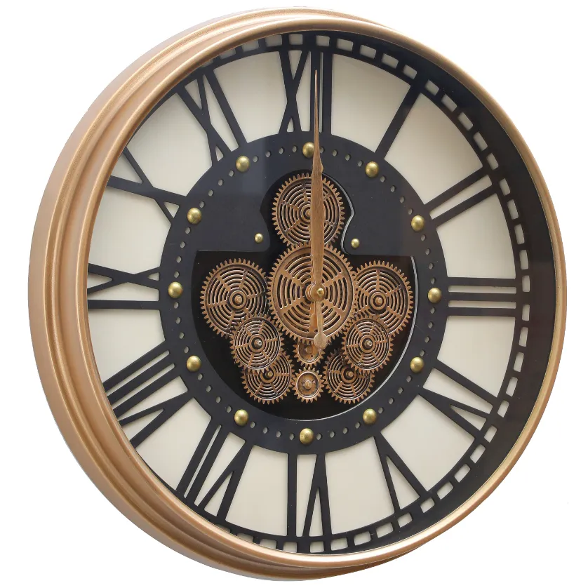 Klokke Vegg Motion Gear Clock