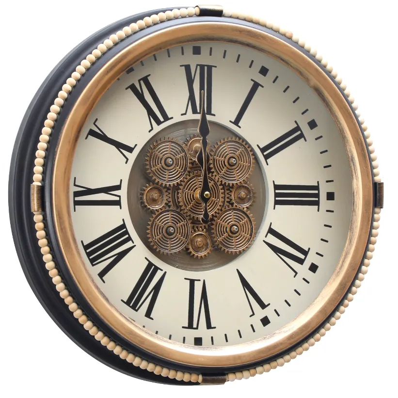 Klokke Vegg Motion Gear Clock