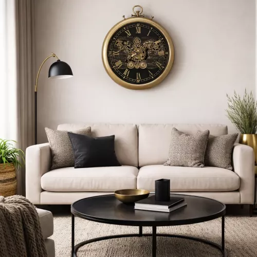 Klocka Vägg Motion Gear Clock