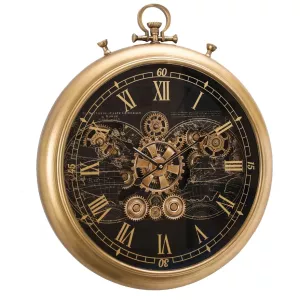 Klokke Vegg Motion Gear Clock