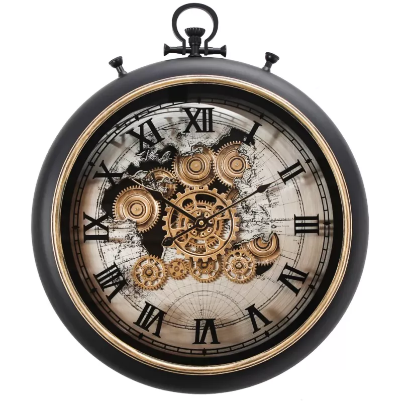 Klokke Vegg Motion Gear Clock