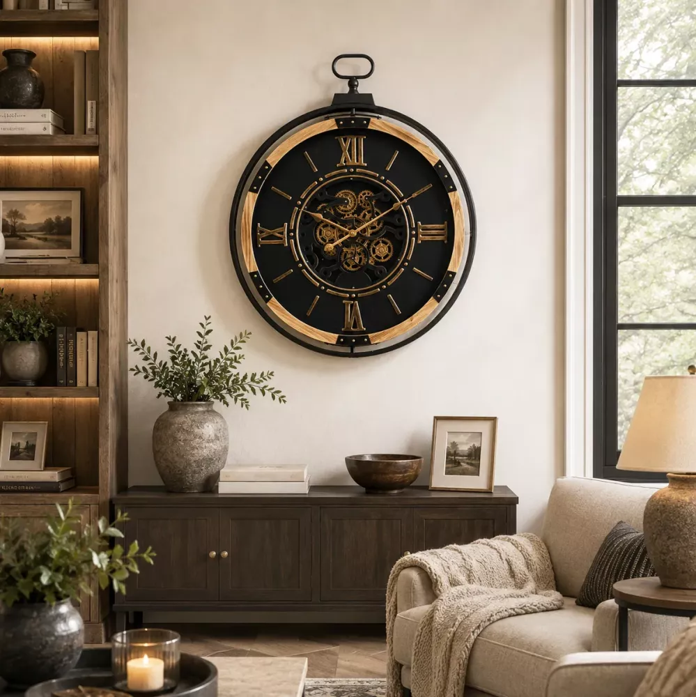 Klocka Vägg Motion Gear Clock