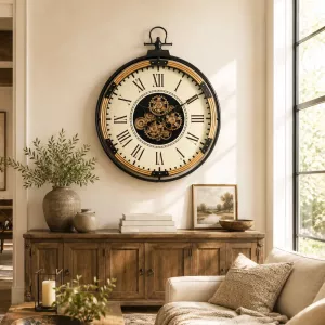 Klocka Vägg Motion Gear Clock