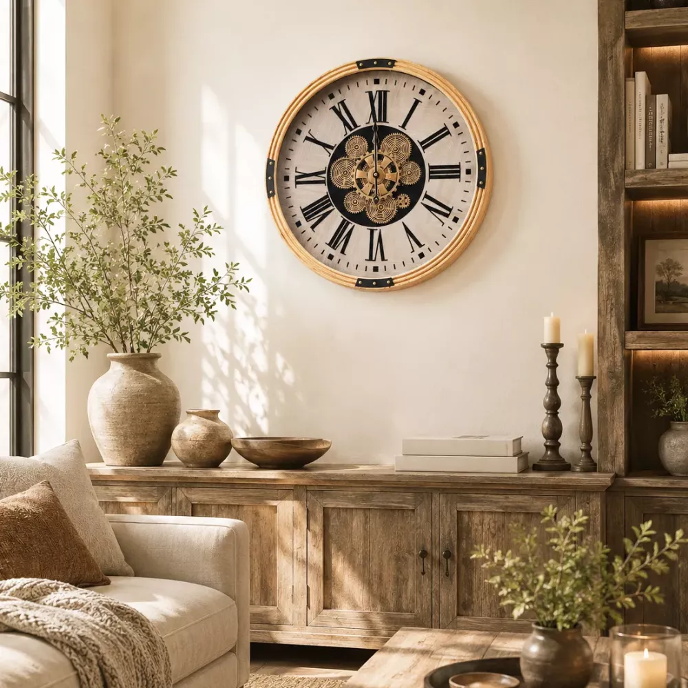 Klocka Vägg Motion Gear Clock