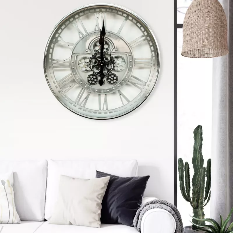 Klokke Vegg Motion Gear Clock