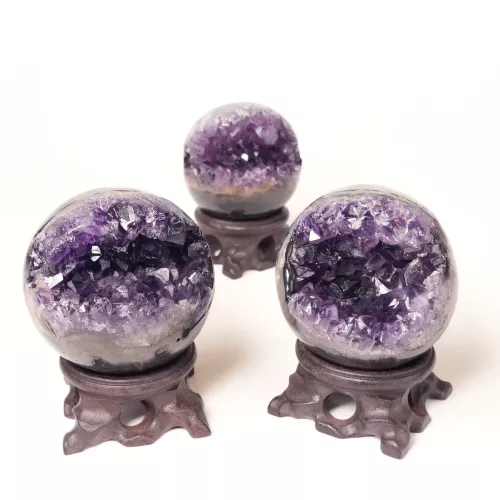 Kristall Ametist Klot Geod S