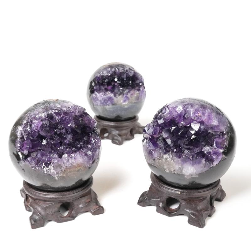 Kristall Ametist Klot Geod M