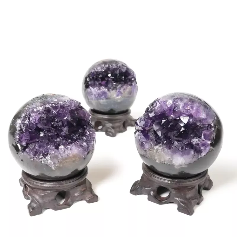 Kristall Ametist Klot Geod M