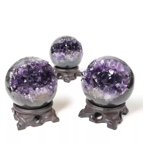 Kristall Ametist Klot Geod M