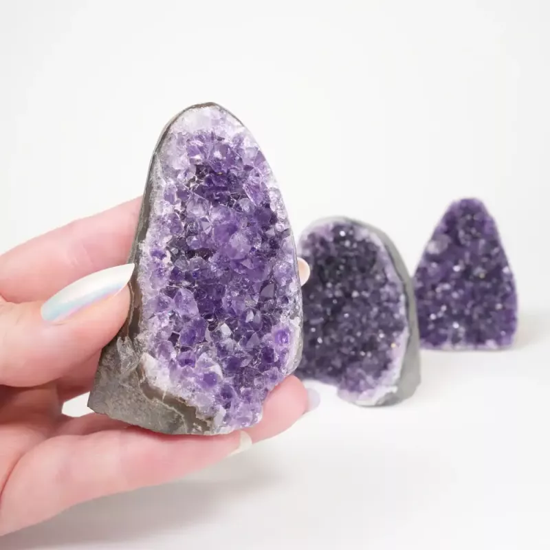 Kristall Ametist Kluster Geod S