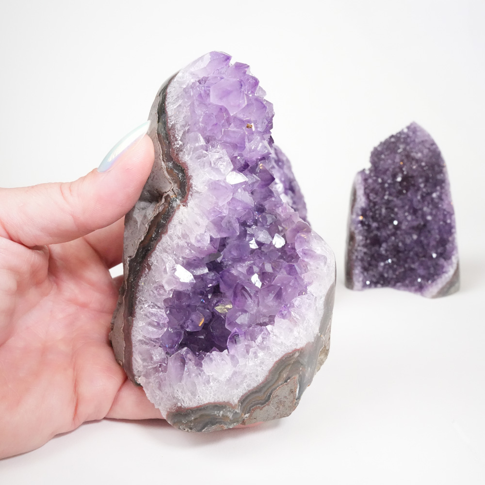 Kristall Ametist Kluster Geod M