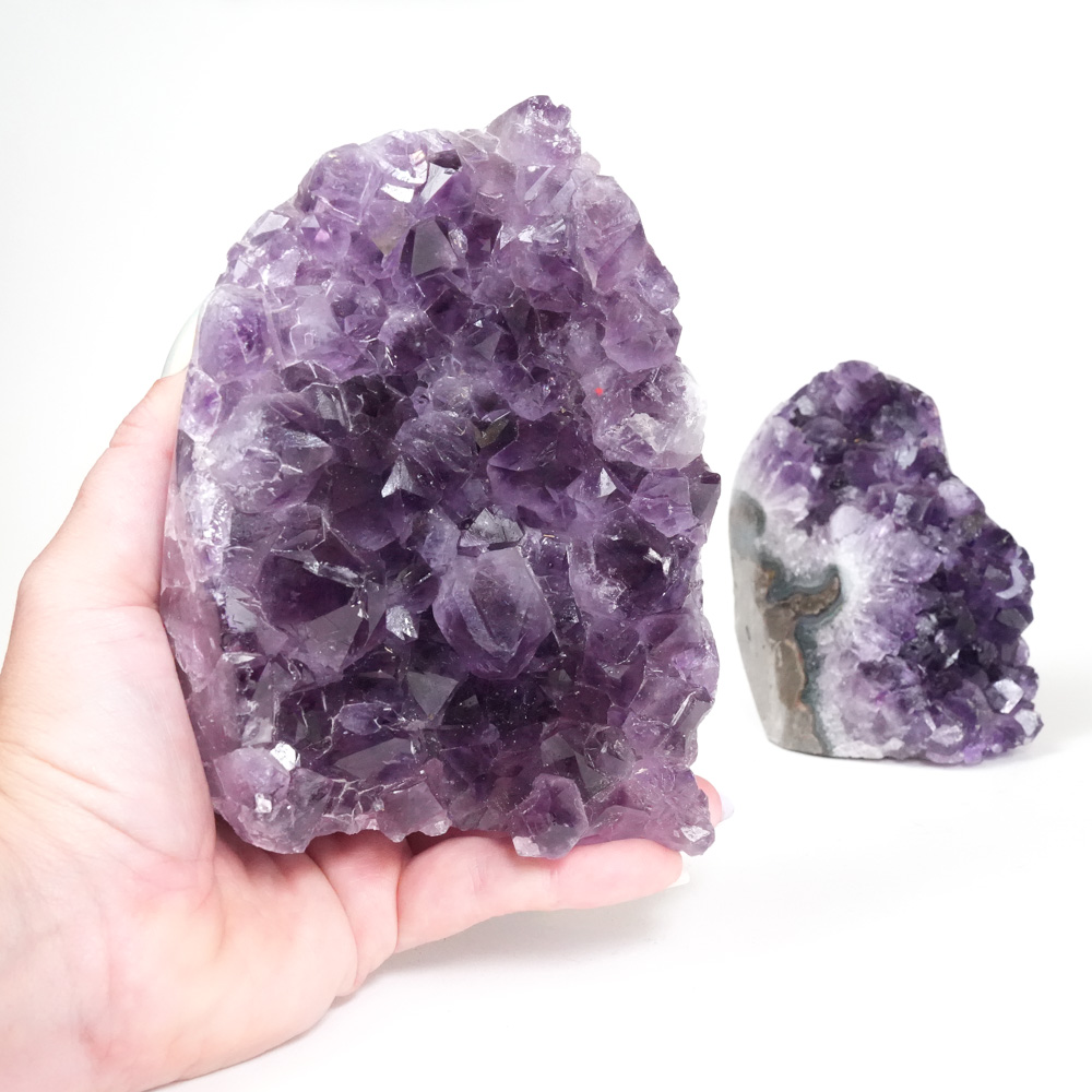 Kristall Ametist Kluster Geod L