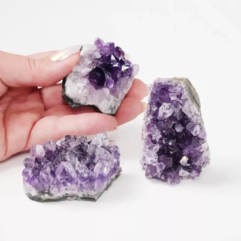 Krystall Kluster Ametyst