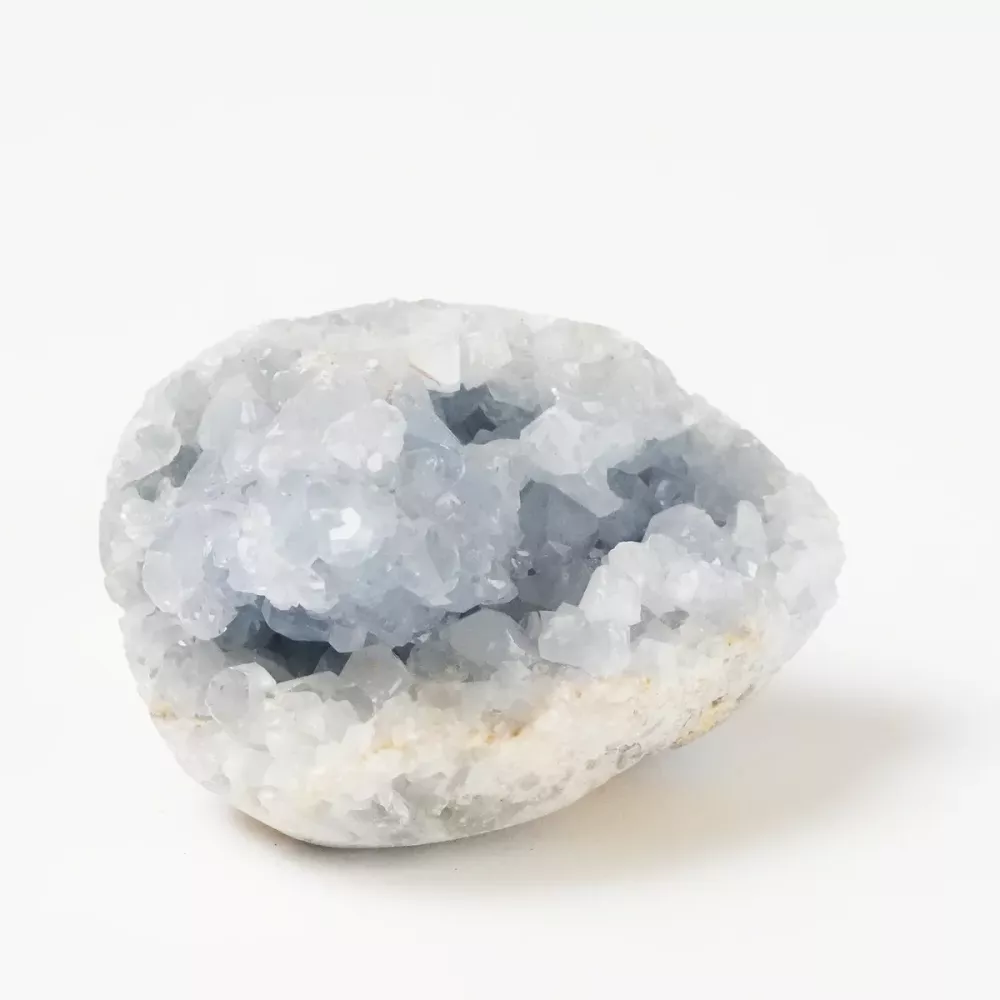 Krystall Kluster Geode Celestitt