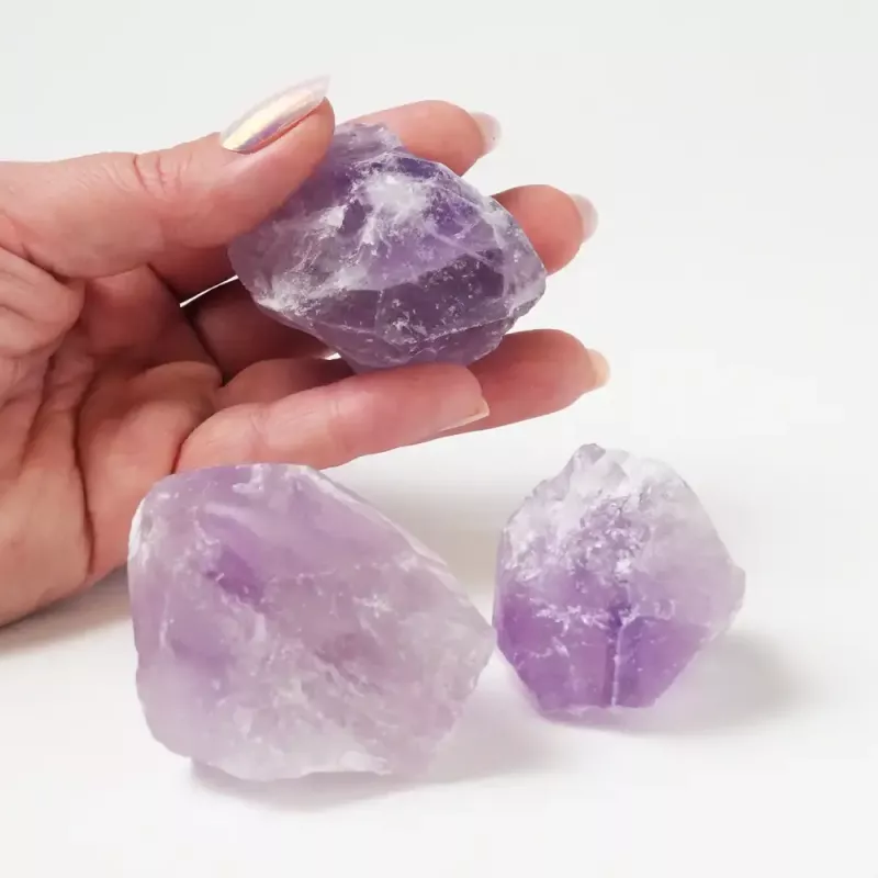 Kristall Rå Ametist