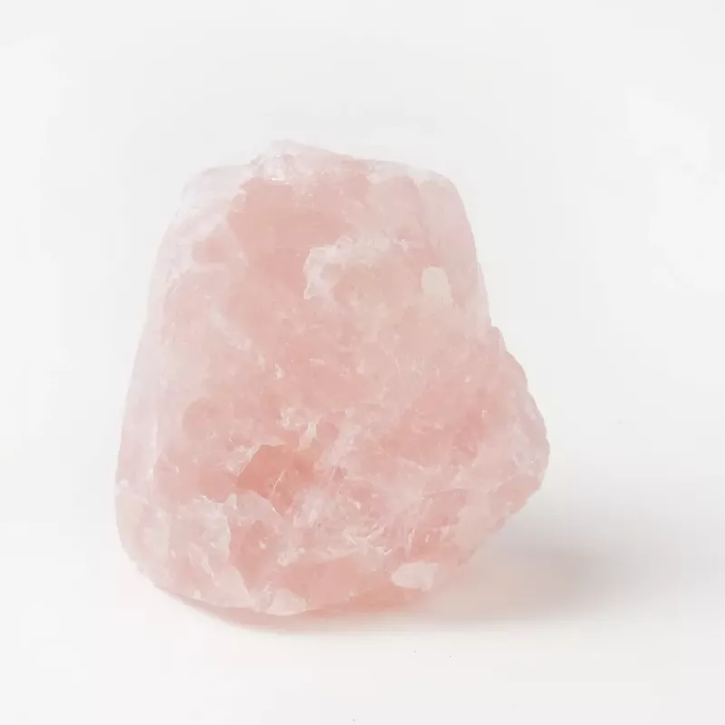 Krystall Rå Rosenkvarts