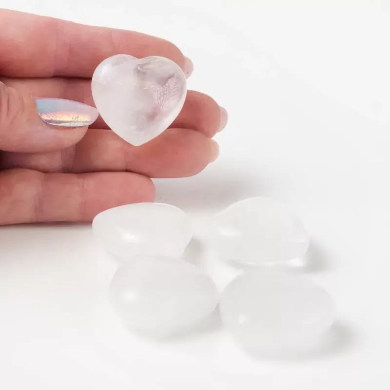 Krystall Hjerte Bergkrystall