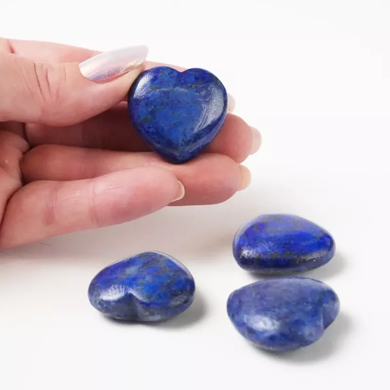 Krystall Hjerte Lapis Lazuli