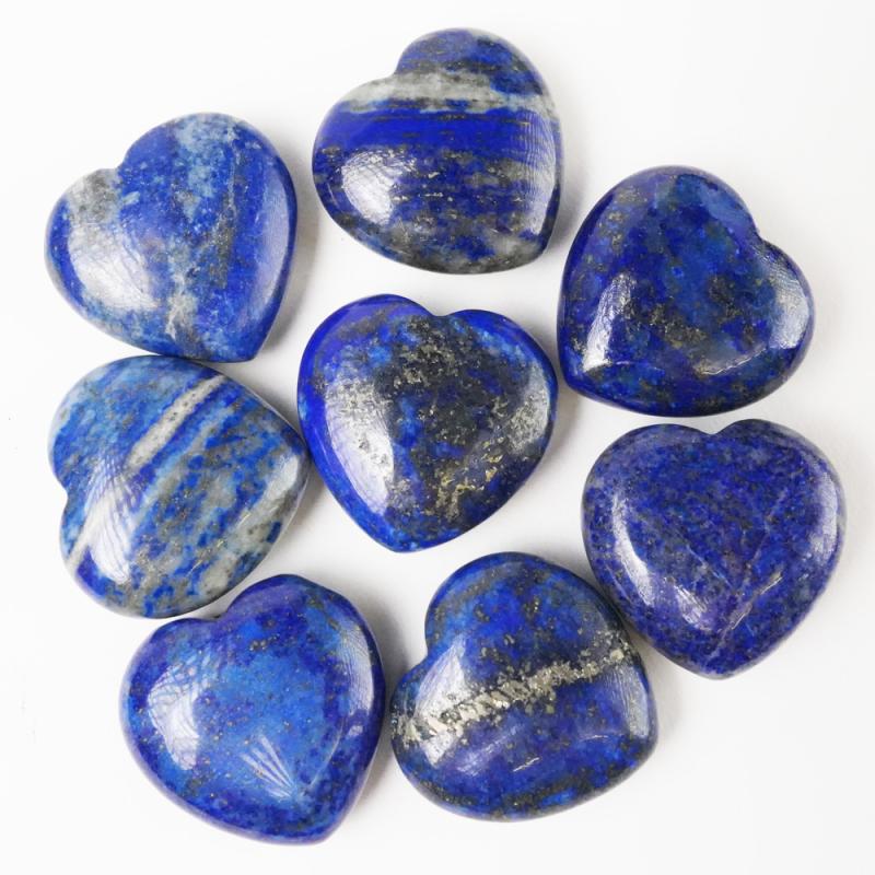 Kristall Hjärta Lapis Lazuli