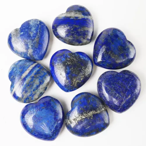Kristall Hjärta Lapis Lazuli