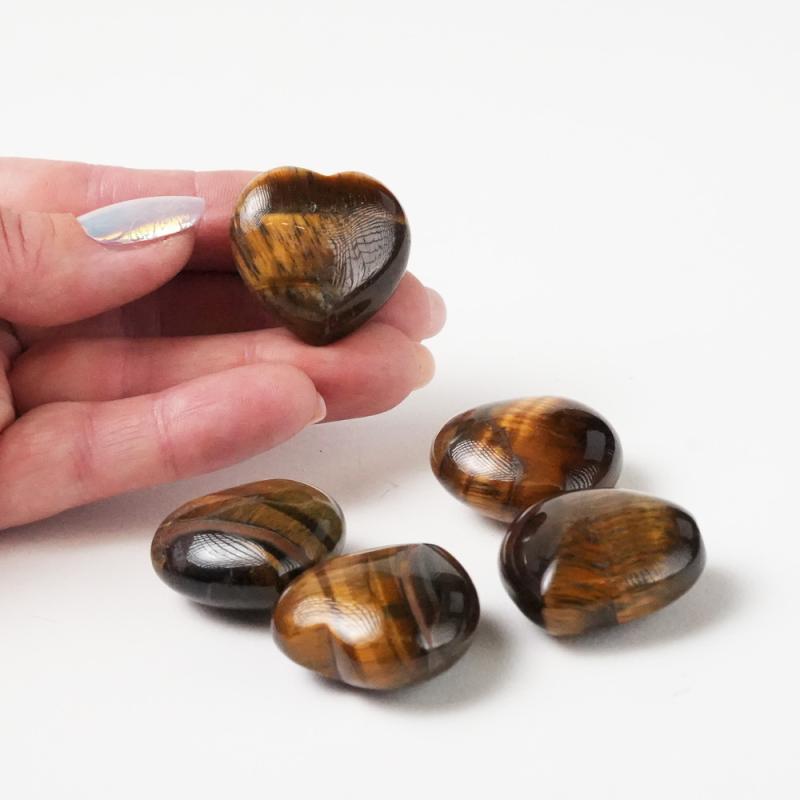 Kristall Hjärta Tigeröga