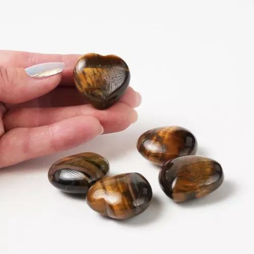 Kristall Hjärta Tigeröga