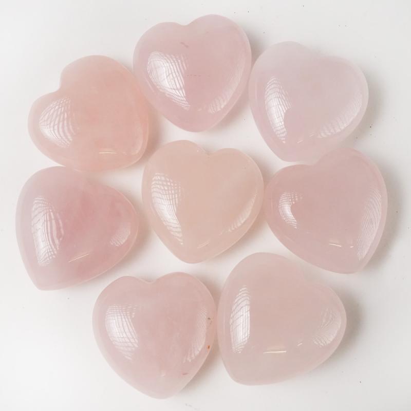 Kristall Hjärta Rosenkvarts