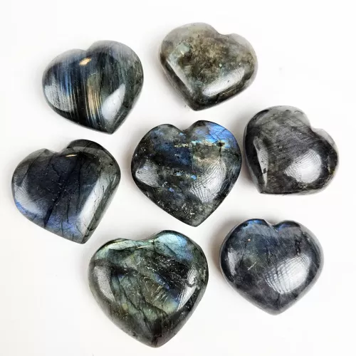 Kristall Hjärta Labradorit