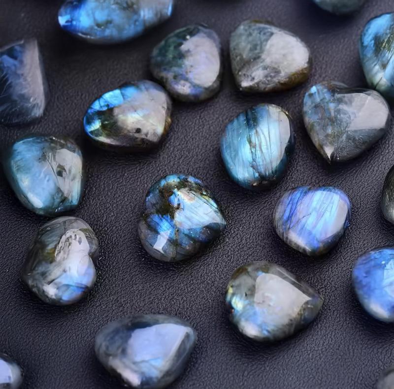 Kristall Hjärta Labradorit