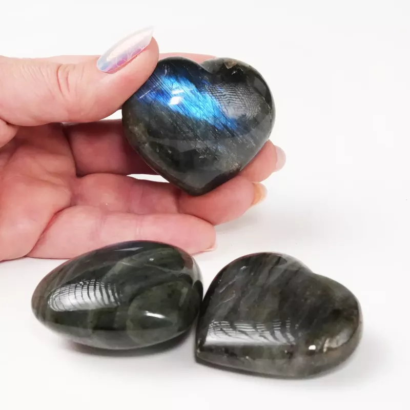 Krystall Hjerte Labradoritt