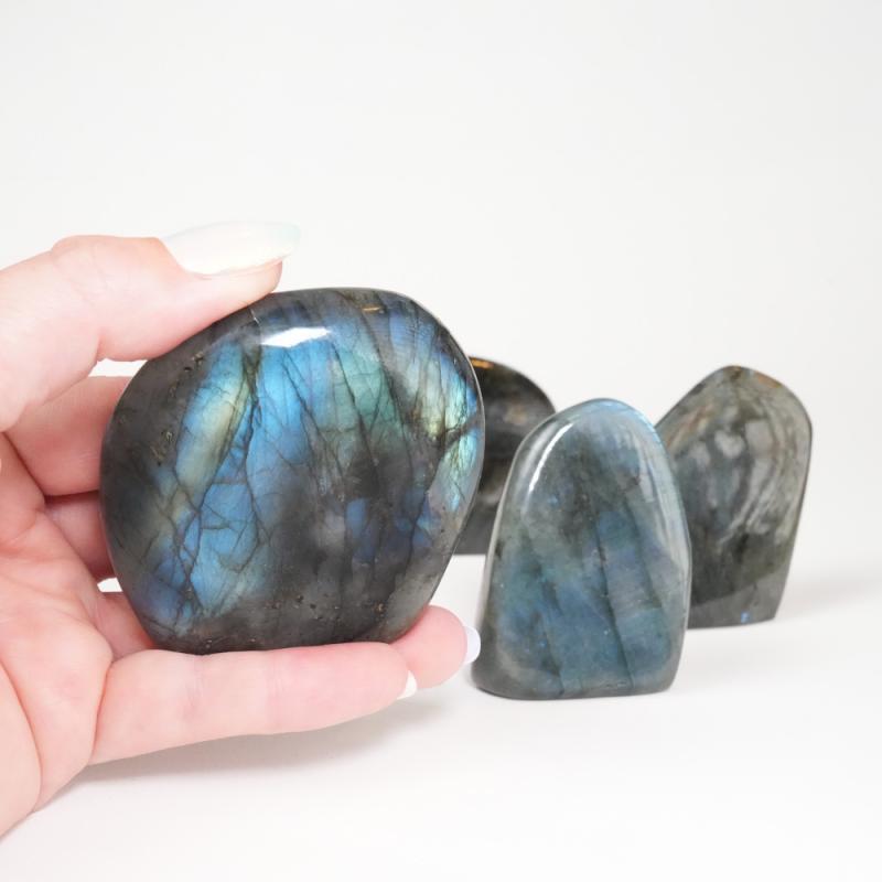 Kristall Polerad Labradorit