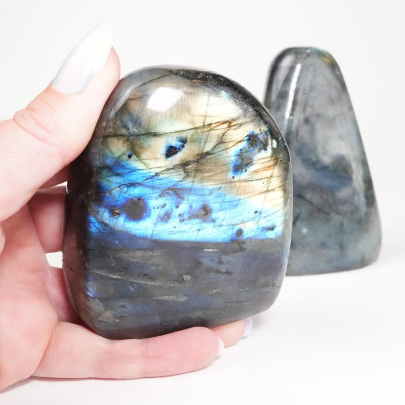 Kristall Polerad Labradorit