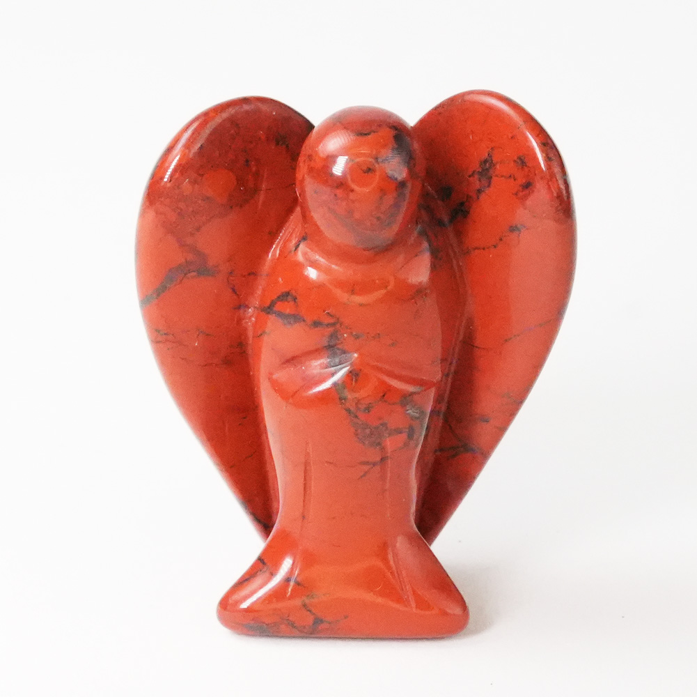 Krystall Engel Rød Jaspis