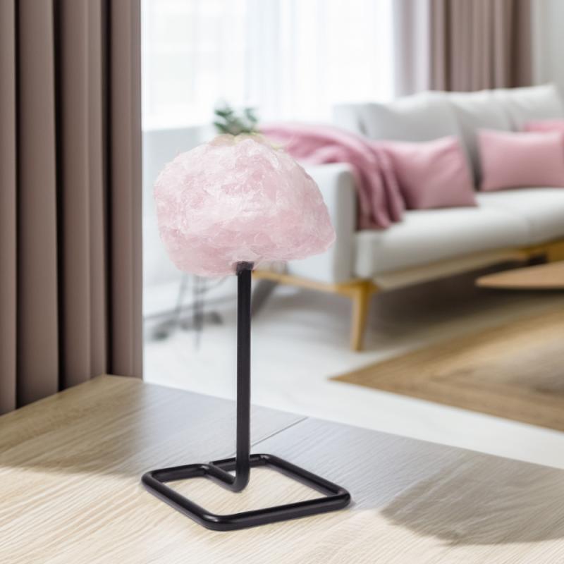 Kristall Rå Rosenkvarts