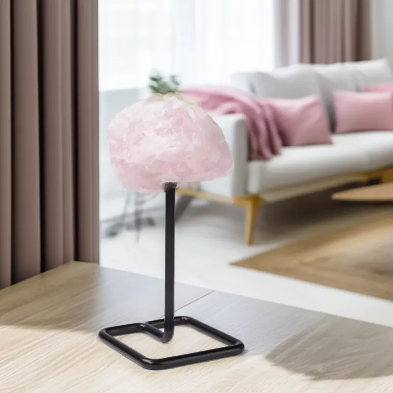 Krystall Rå Rosenkvarts