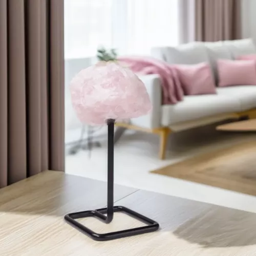 Kristall Rå Rosenkvarts