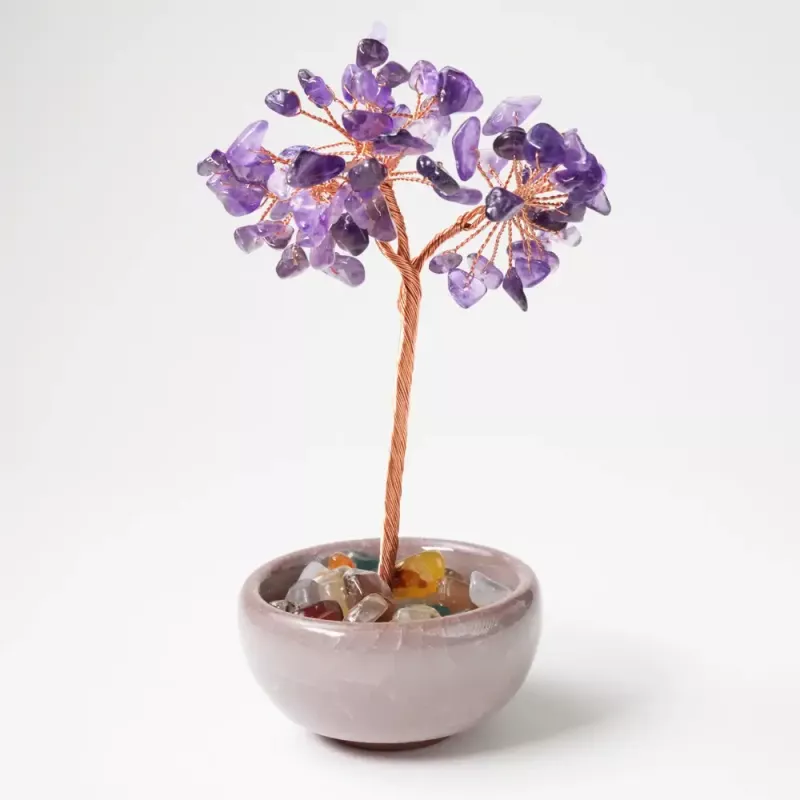 Kristall Ametist Tree of Life