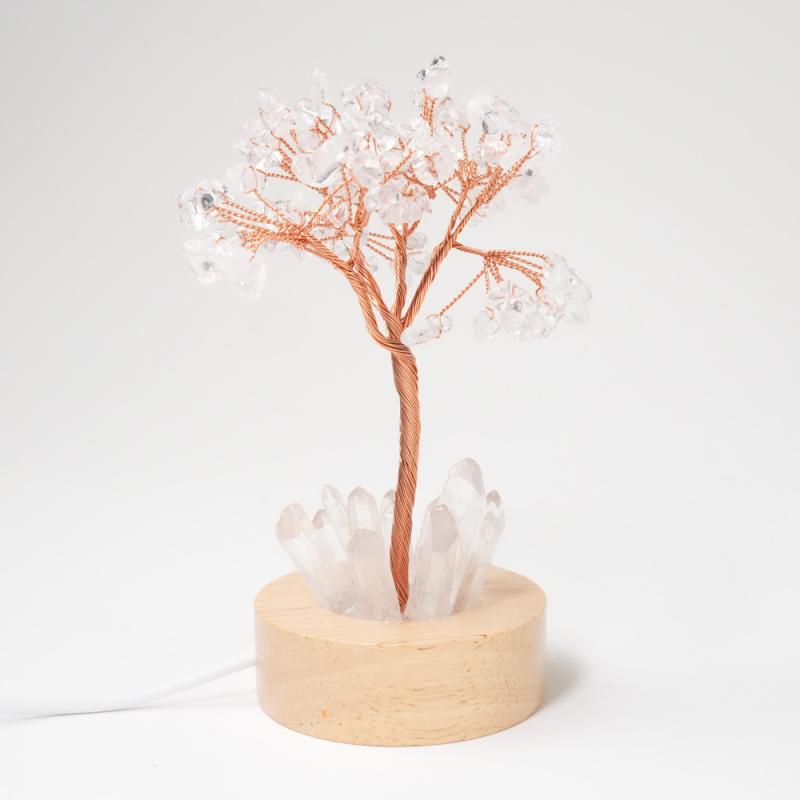 Kristall Bergkristall LED Tree of Life