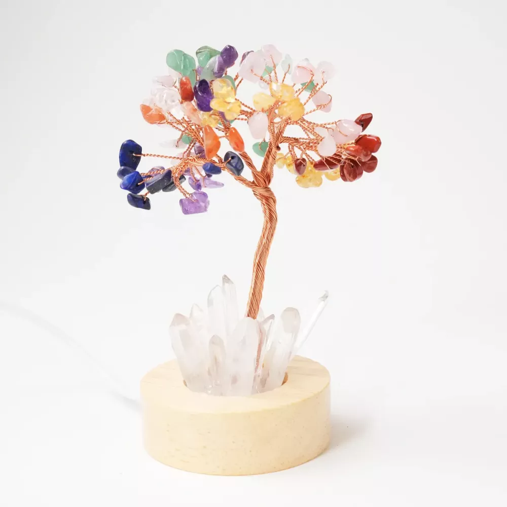 Krystall Chakra LED Tree of Life