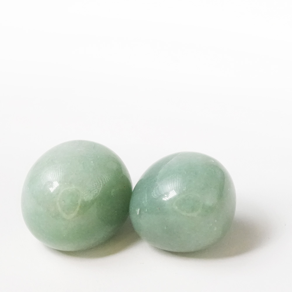 Krystall Polert Grønn Aventurin