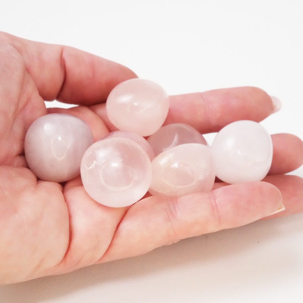 Krystall Polert Rosenkvarts